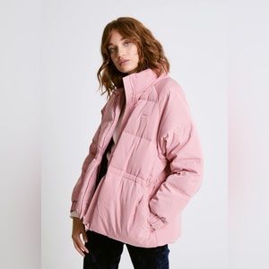 Levi Women's Pink Puffer Jacket